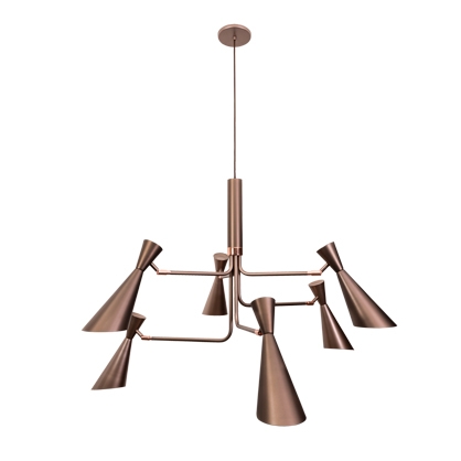 Pendente Munclair Zig Zag 6L E27 Ø1230x770mm 1265-6