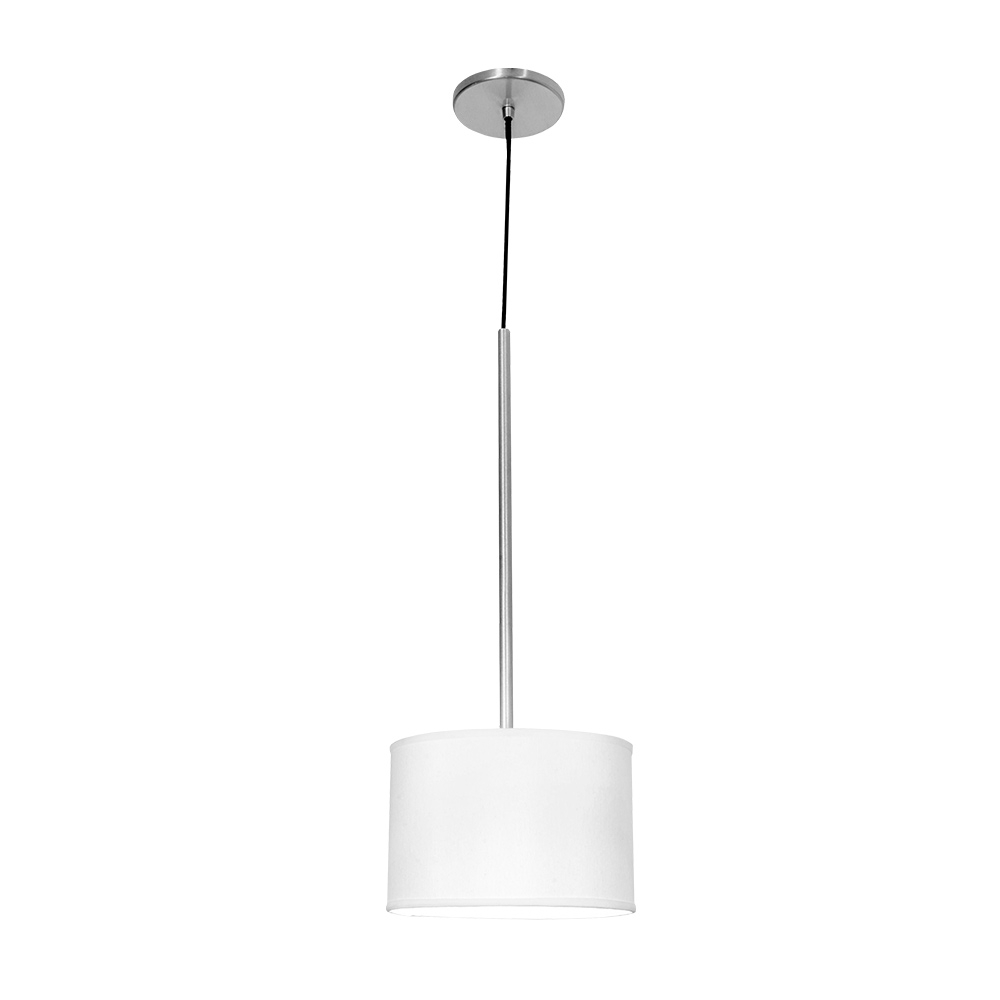 Pendente Munclair Versos 1L E27 Cúpula Tecido Cru Ø200x135mm Expedito Bezerra 4653 