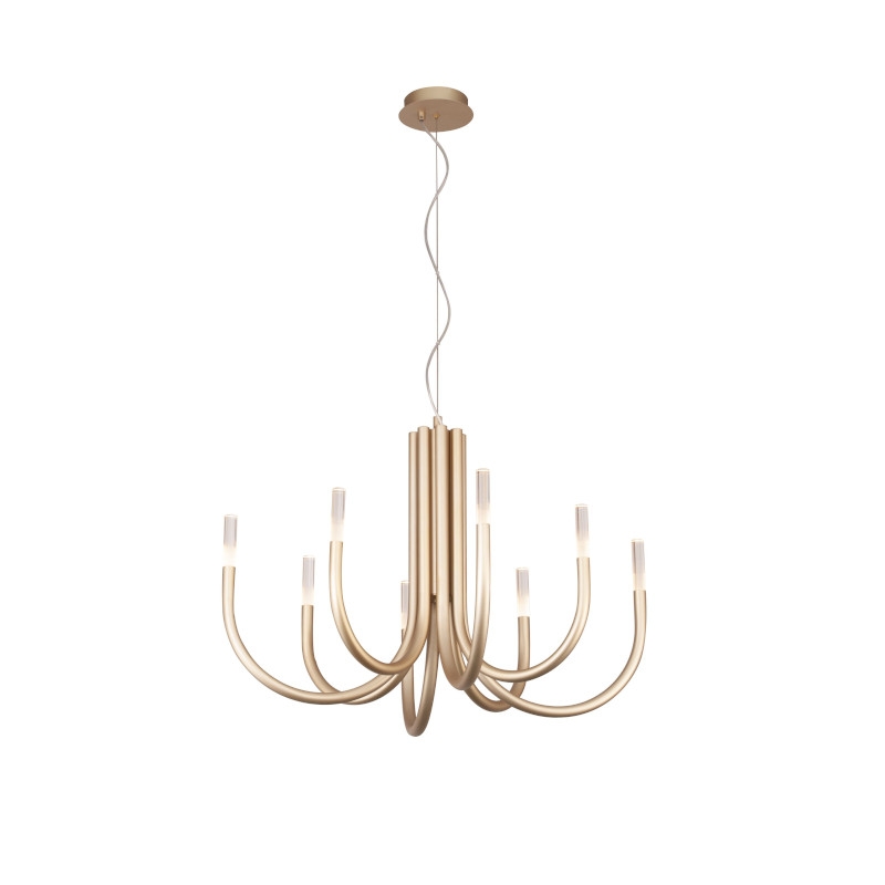  Pendente Casual Light Studioluce Cissy Dourado 30 watts 3000K Ø750X500mm PD1509