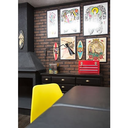 Arandela Munclair Zig Zag 1L E27 Ø110x300mm Haste de 700mm LIGAÇÃO DIRETA 2325