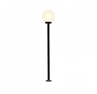 Poste Ideal Solarium Globo Polietileno 1L E27 1650mm P-15 C/GP