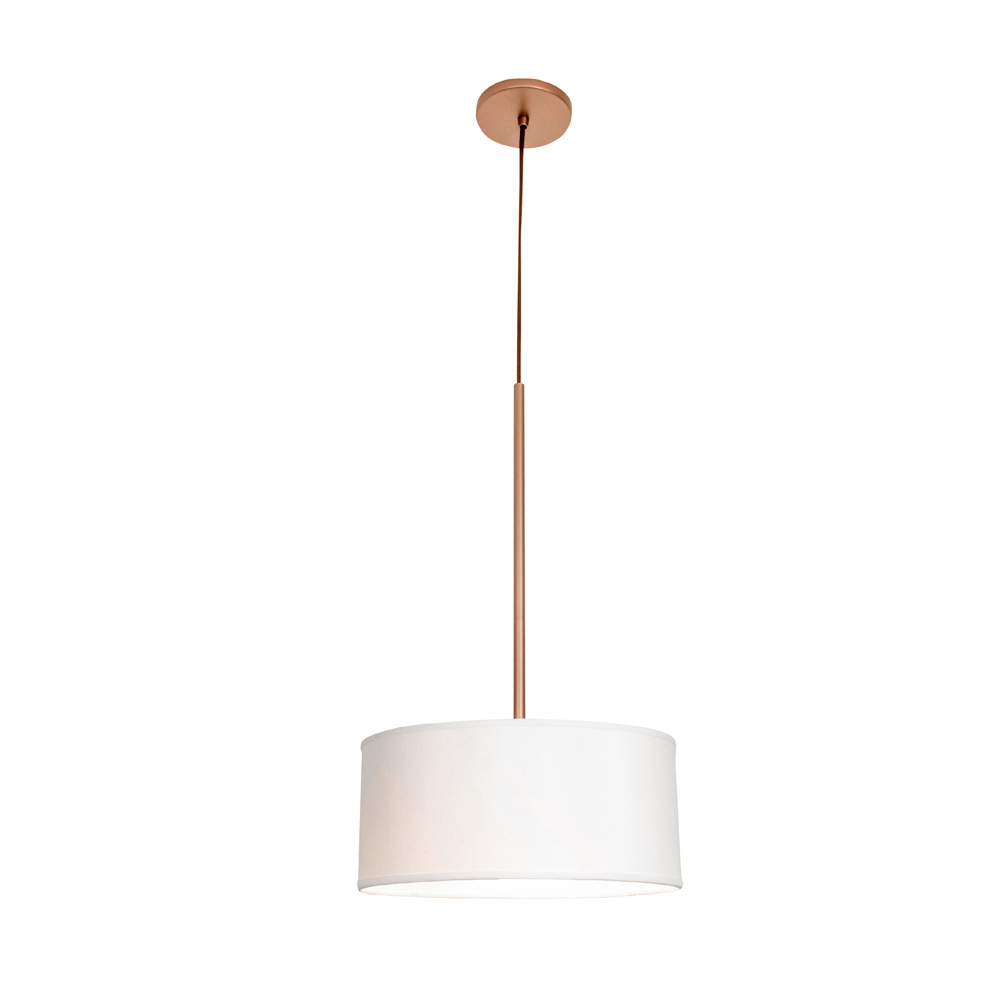 Pendente Munclair Versos 1L E27 Cúpula Tecido Cru Ø300x135mm Expedito Bezerra 4654 