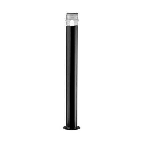 Poste Balizador Ideal Timoneiro 1L E27 Alumínio e Vidro Transparente Ø100x1000mm  P-100