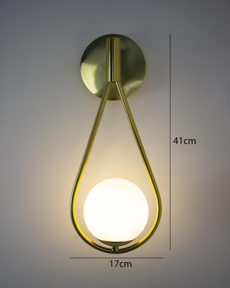 Arandela Spotline Gota 1L G9 170X430X160mm 820/1 
