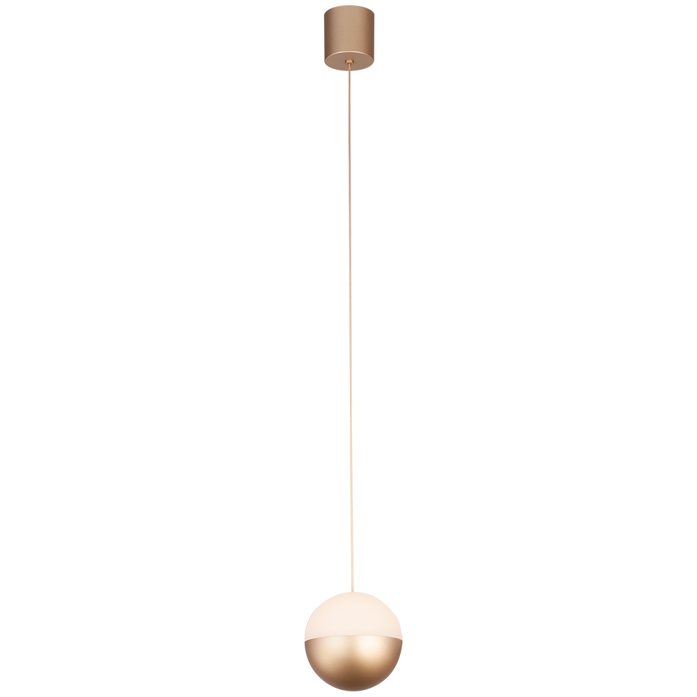 Pendente Casual Light Studioluce Moon Dourado 7 watts 3000K Ø150mm PD1522DO