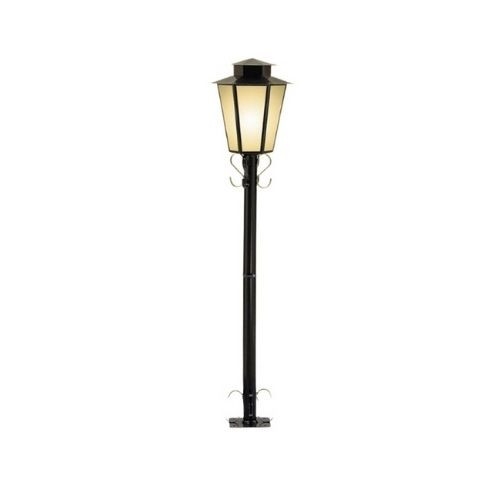 Poste Ideal Colonial Externo Sextavado Aço Fosfatizado e Termoplástico 1L E27 1200x320x320mm P-5