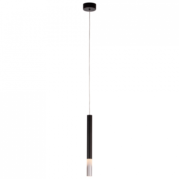  Pendente Casual Light Studioluce Cissy Preto 3 watts 3000K Ø30x360mm PD1508PT