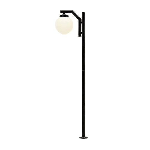 Poste Ideal Solarium Globo Polietileno 1L E27 2160x490x300mm P-23/1 C/GP
