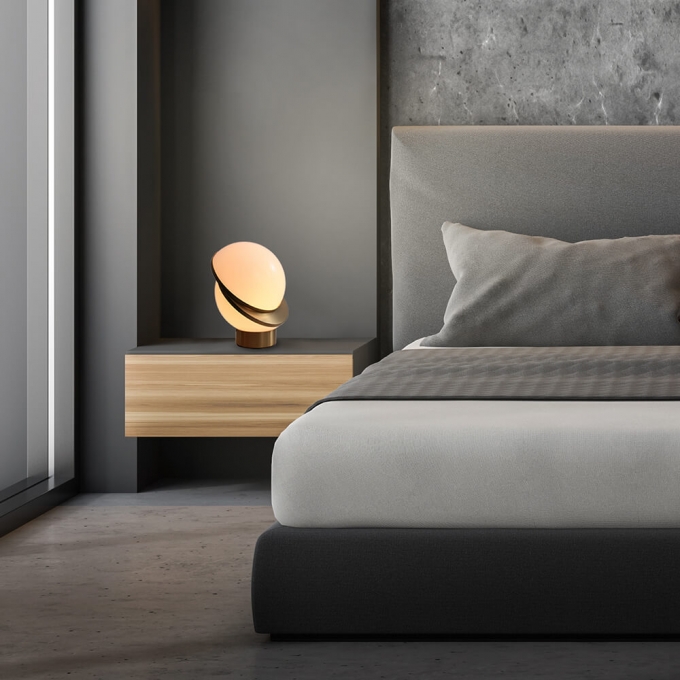 Abajur Casual Light Studioluce Plyn 1L E27 Ø200x250mm AB1422