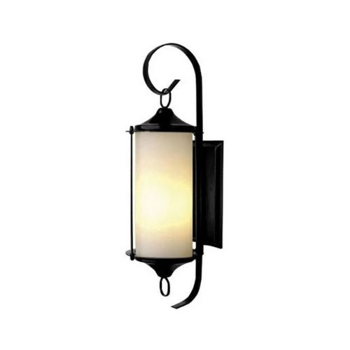 Arandela Ideal Munich Vidro Cilíndrico Fosco 1L E27 160x530x170mm 240