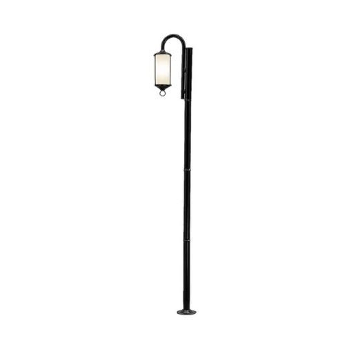 Poste Ideal Munich Vidro Cilíndrico Fosco 1L E27 2200mm P-42/1 