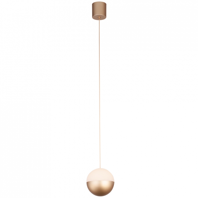 Pendente Casual Light Studioluce Moon Dourado 7 watts 3000K Ø150mm PD1522DO