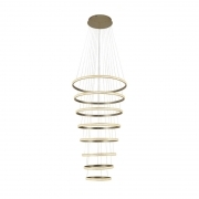 Pendente Casual Light Studioluce Anello Dourado 180 watts 3000K Ø800mm PD1442