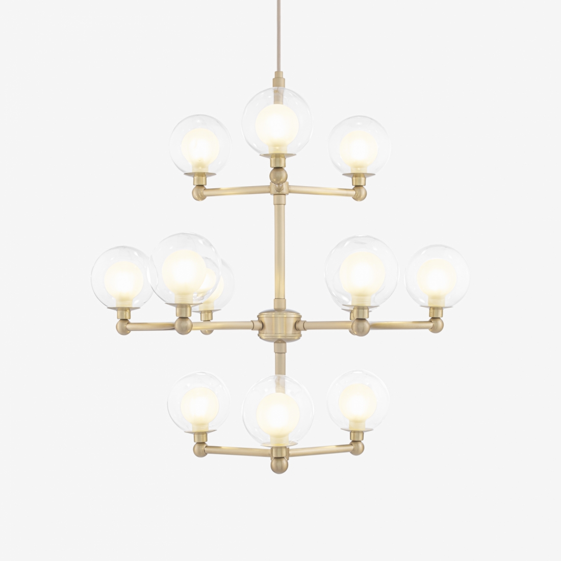 Lustre Golden Art Grapp 12L G9 Ø600mm T2820-12PI
