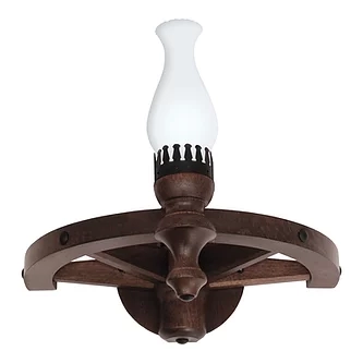 Arandela Luminárias Muller Roda de Carroça 1L E27 200x300mm 901