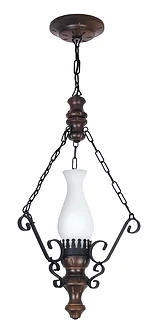 Lustre Luminárias Muller Rústico 1L E27 Ø300mm 801