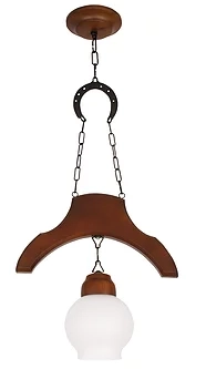 Pendente Luminárias Muller Sela de Cavalo 1L E27 350mm 931