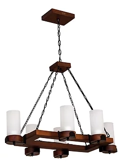 Lustre Luminárias Muller Country 6L E27 Ø1000x560mm 1206