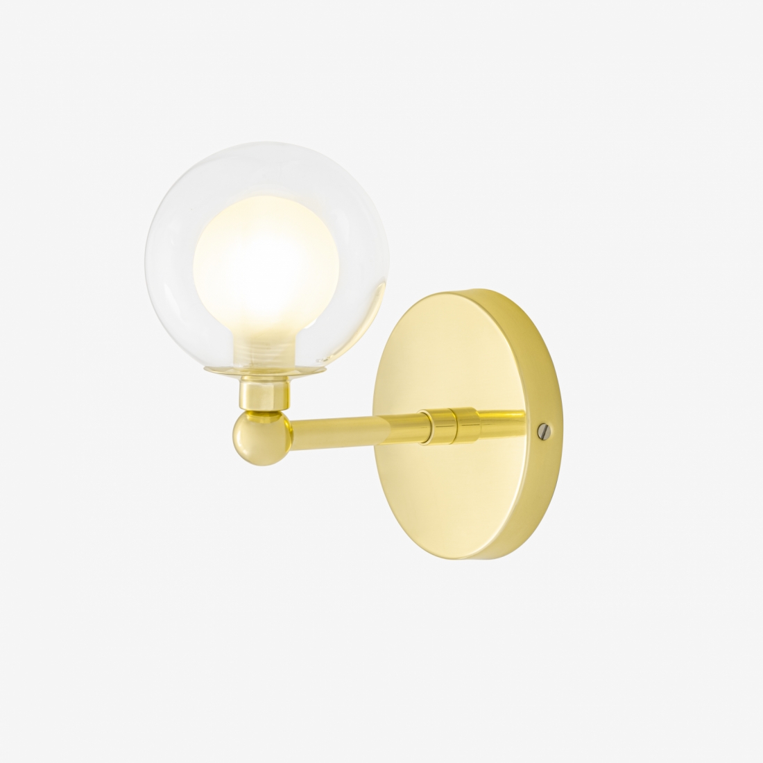 Arandela Golden Art Grapp 1L G9 100x150mm P2820-1PI