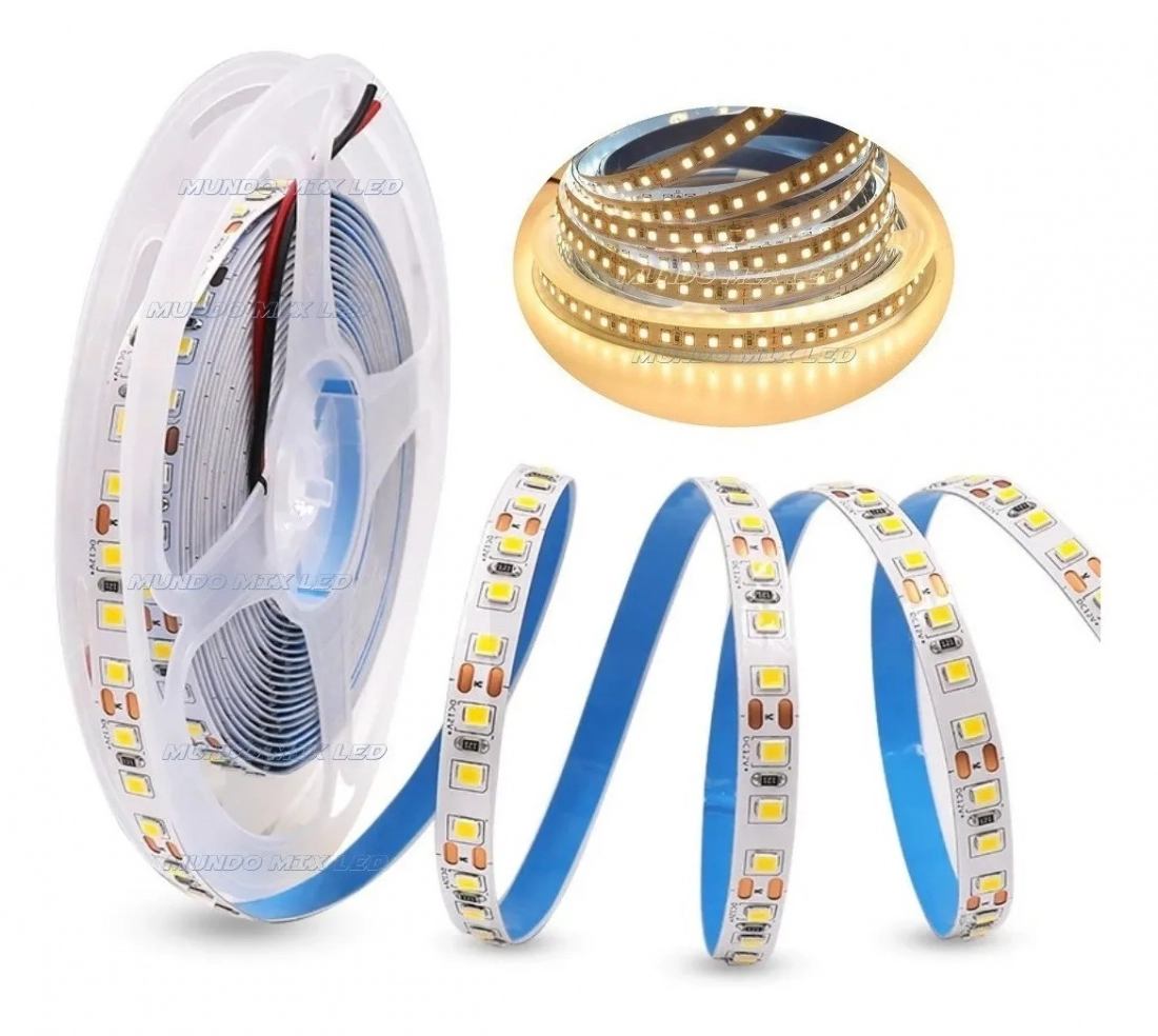 Fita de LED Alpertone 180leds 14,4w/mt 12V 3000K IP20 (Rolo 5 metros) 0231
