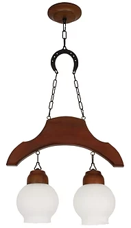 Pendente Luminárias Muller Sela de Cavalo 2L E27 410mm 932