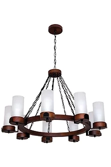 Lustre Luminárias Muller Country 9L E27 Ø810x180mm 1109