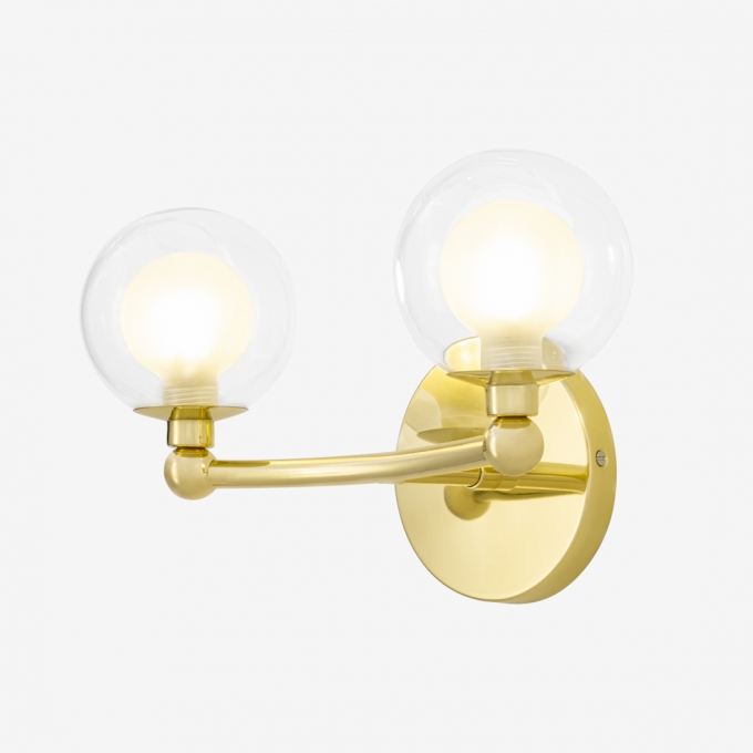 Arandela Golden Art Grapp 2L G9 290x190mm P2820-2PI