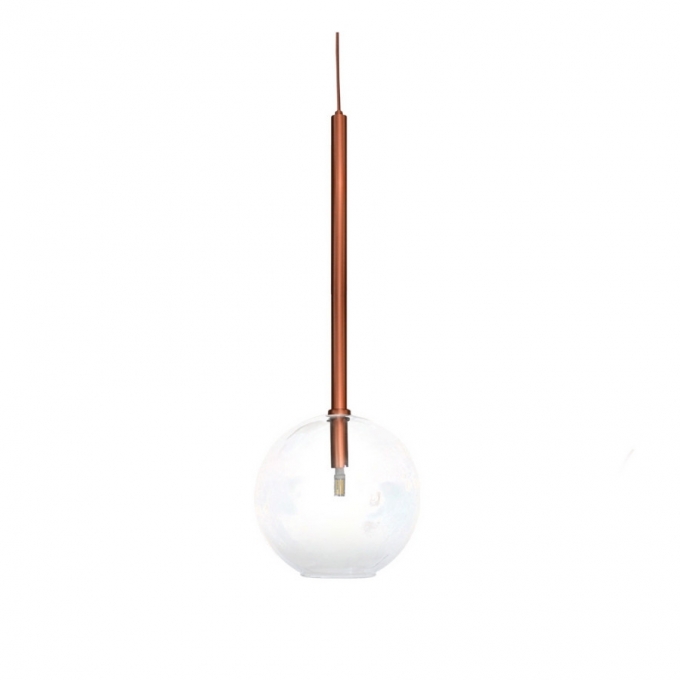 Pendente Itamonte Belle I 1L G9 Esfera Ø250mm Vidro Transparente 478/1