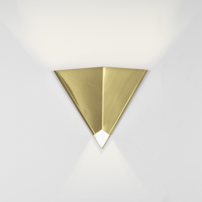 Arandela Golden Tri 1L G9 180x80mm P2833PI