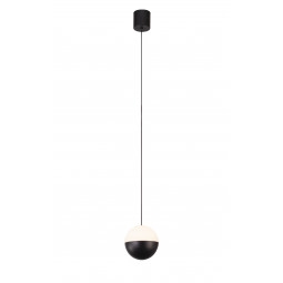 Pendente Casual Light Studioluce Moon Preto 7 watts 3000K Ø150mm PD1522PT