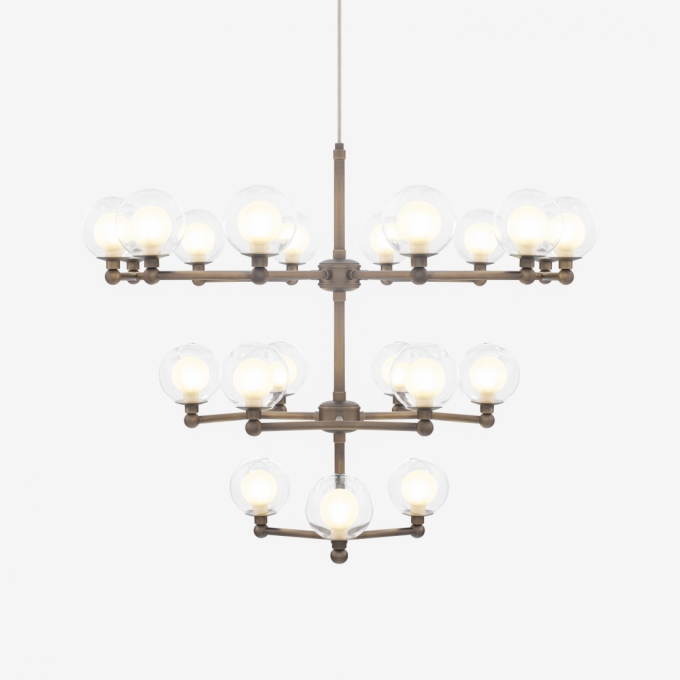 Lustre Golden Art Grapp 21L G9 650x800mm T2820-21PI