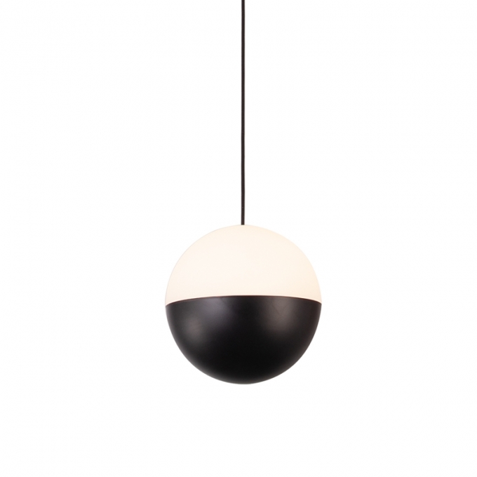 Pendente Casual Light Studioluce Moon Preto 7 watts 3000K Ø150mm PD1522PT