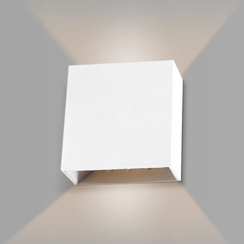 Arandela Opus Astral 4 Watts 3000K Facho Ajustável Branca 120x120mm OPS 38100