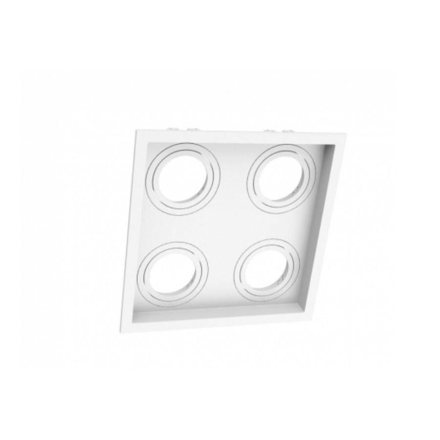Spot Embutir Recuado Moon Quadruplo PAR20 Branco 245x245mm 1060590