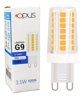 Lâmpada Halopin G9 Opus LED 3,5 watts 6000K 220V 16x50mm OPS 39978