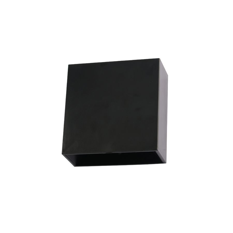 Arandela Opus Astral 4 Watts 3000K Facho Ajustável Preta 120x120mm OPS 38117