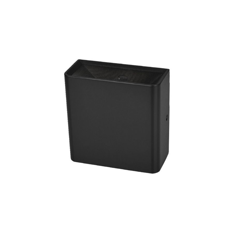 Arandela Opus LED 3 Watts IP 65 3000K Preto 120x120x50mm OPS 34973