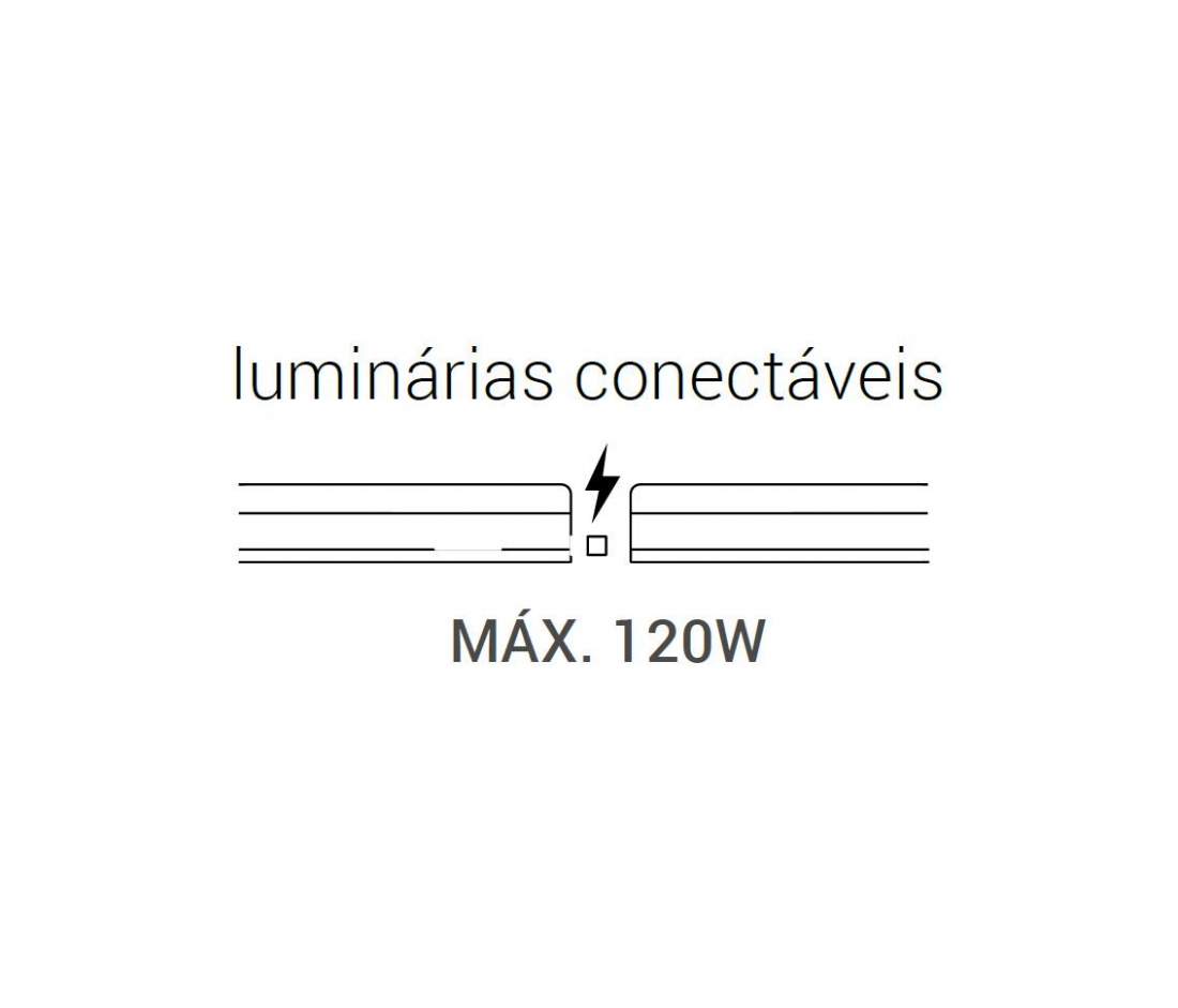 Luminária Opus LED Linea 16 watts 120° IP20 4000K 1173mm OPS 32962