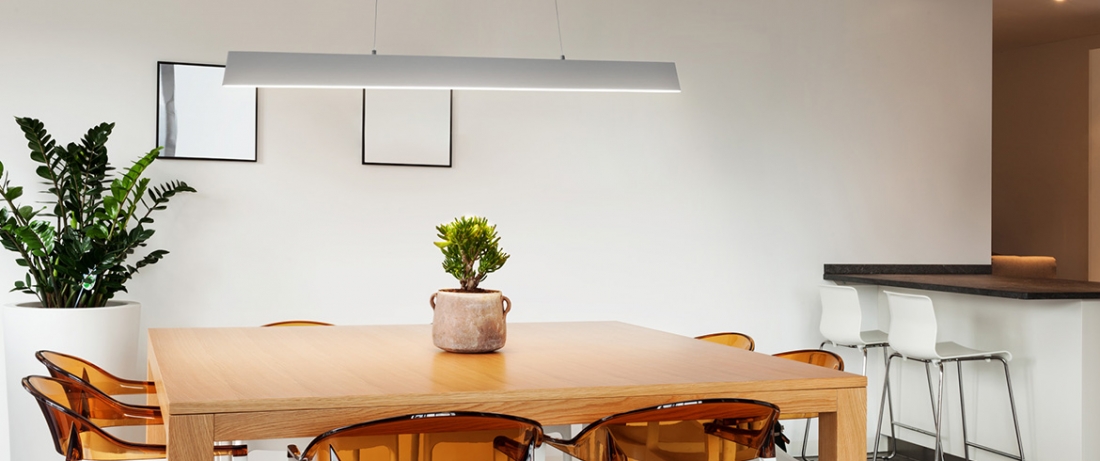 Pendente Opus LED Matrix 30 Watts 4000K 1185mm Branco OPS 34300