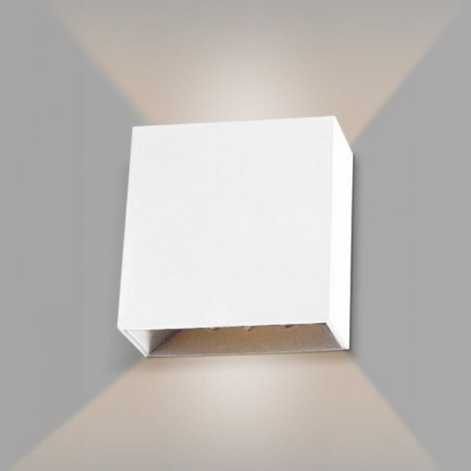 Arandela Opus Astral 4 Watts 3000K Facho Ajustável Branca 120x120mm OPS 38100