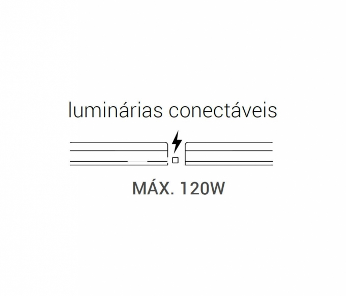 Luminária Opus LED Linea 8 watts IP20 4000K 568mm OPS 32931