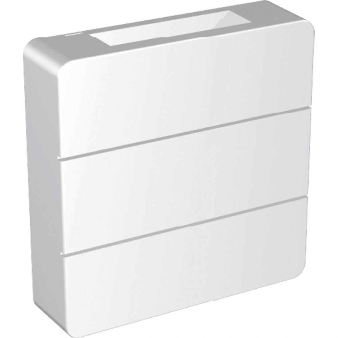 Arandela Blumenau Aletada 6 watts IP65 3000K Branco 120x120mm 23633004 