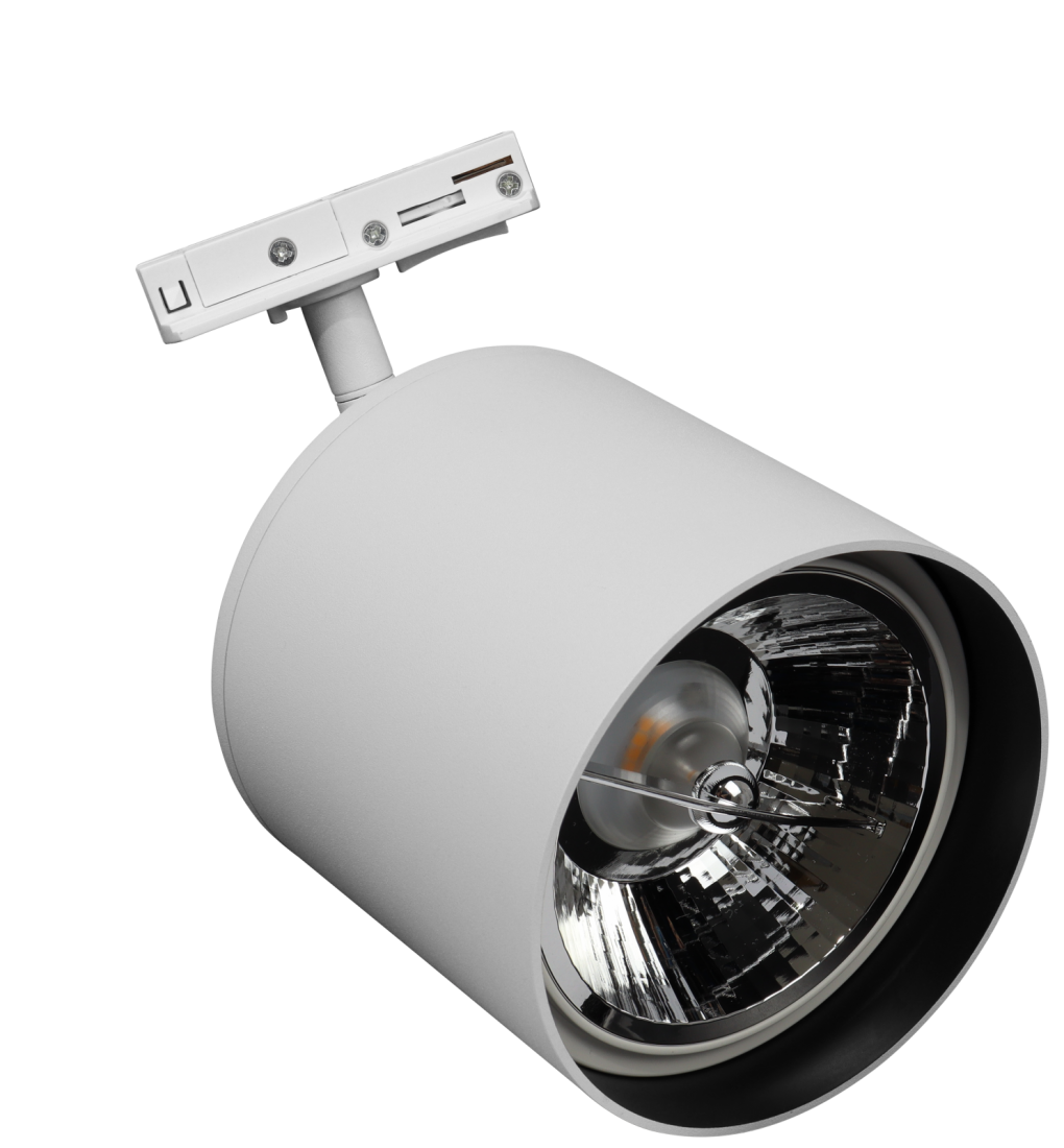 Spot para Trilho Evoled Focus AR111 Branco Antiofuscante Ø115,5x191x81mm LE-4134