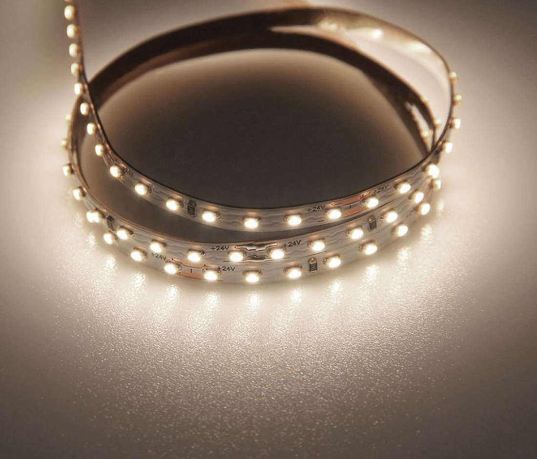Fita de LED Opus 10 watts/m 24V 4000K 168 leds IP20 IRC90 4mm (Rolo 5 metros) OPS 37400