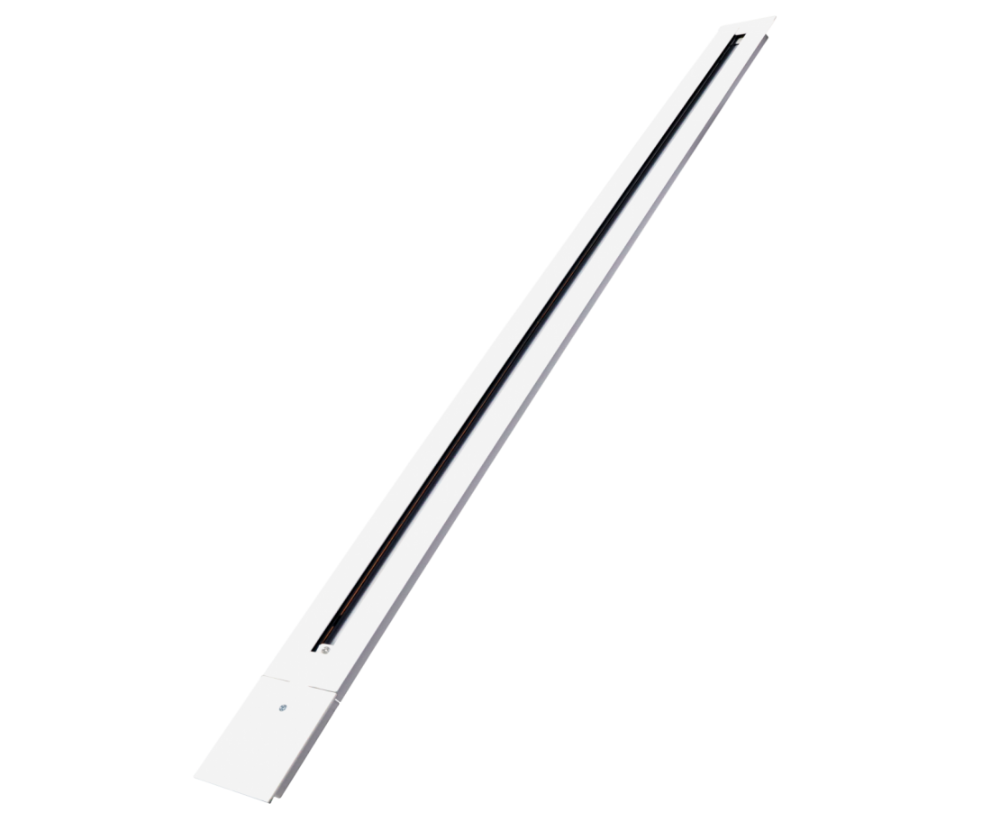 Trilho Eletrificado de Embutir Evoled 2 Metros Branco LE-3620 