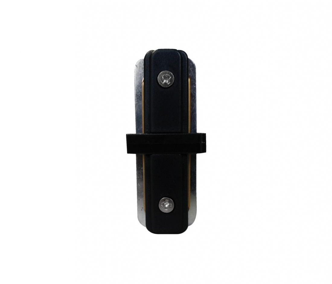 Conector Reto Opus Preto para Trilho Sobrepor 33x78x15mm OPS 35413