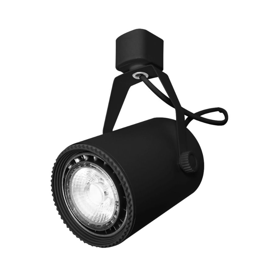 Spot pra Trilho Opus PAR20 E27 Preto Ø80x100mm OPS 80419