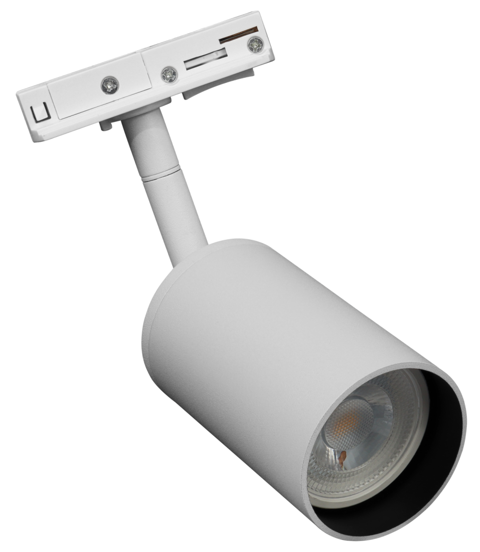 Spot para Trilho Evoled Focus Dicróica Branco Antiofuscante Ø54,5x170x81mm LE-4126