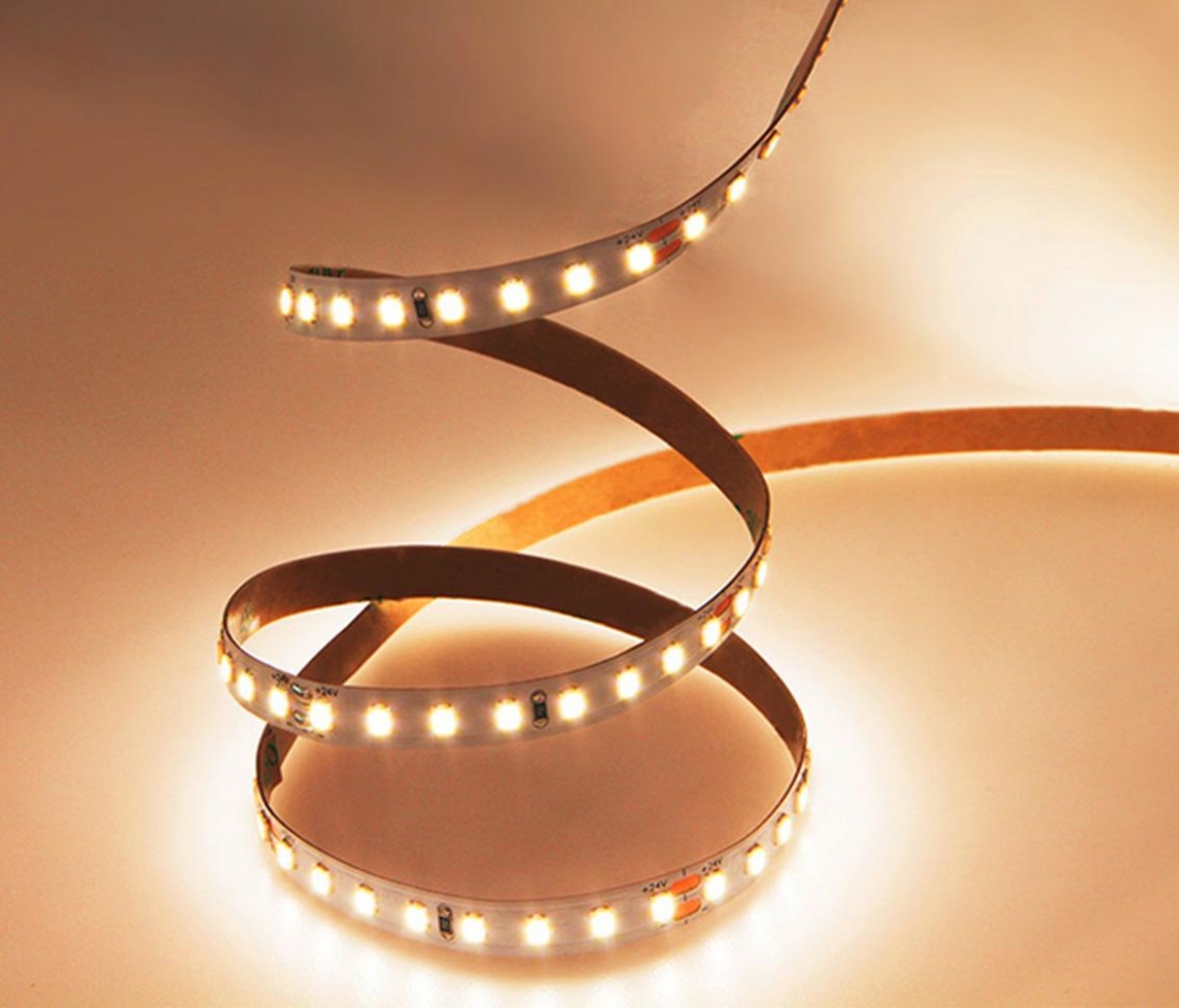 Fita de LED Opus 11 watts/m 24V 2700K 120 leds IP20 IRC95 8mm (Rolo 5 metros) OPS 37417
