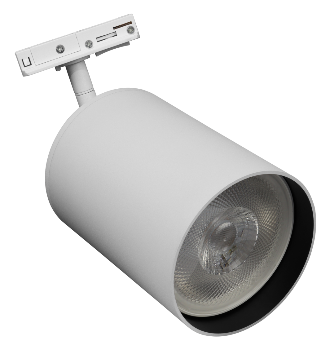 Spot para Trilho Evoled Focus PAR30 Branco Antiofuscante Ø101x218,5x81mm  LE-4130